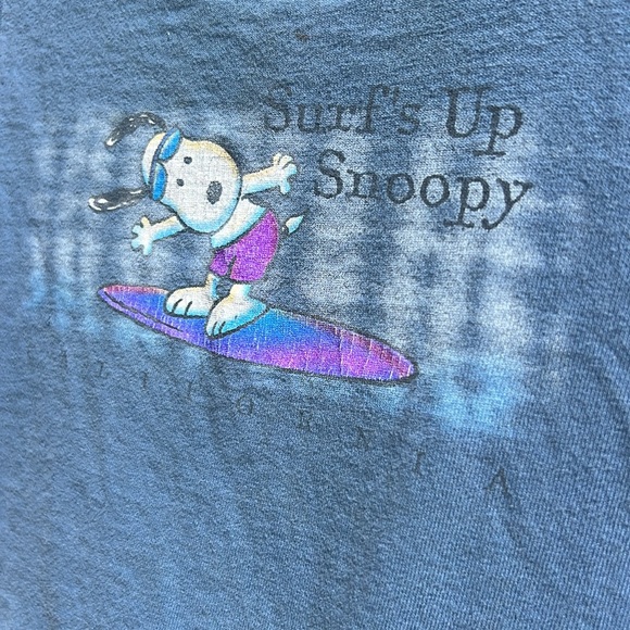 Vintage kids Knotts Berry Farm surfs up snoopy California made in USA. Size XS - Picture 13 of 13